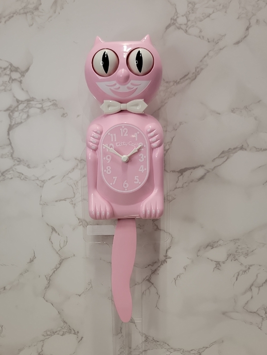 Kit-Cat Klock Other - Bubblegum Pink Kitty Cat klock clock New